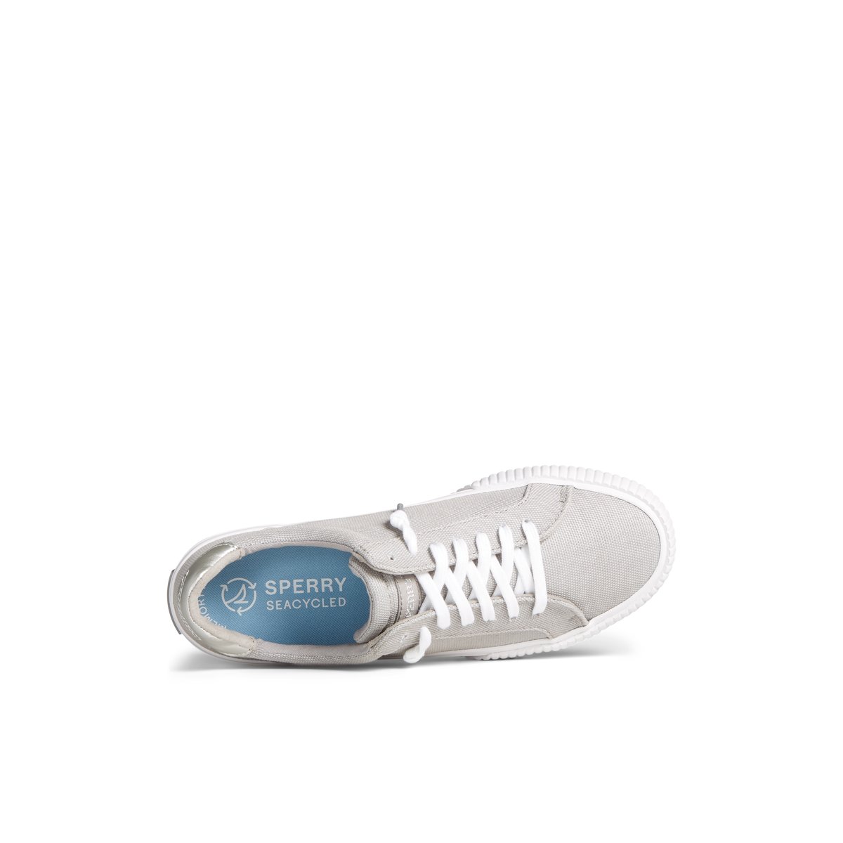 Bermuda Metallic Sneaker Grey Women s Sneakers Sperry US